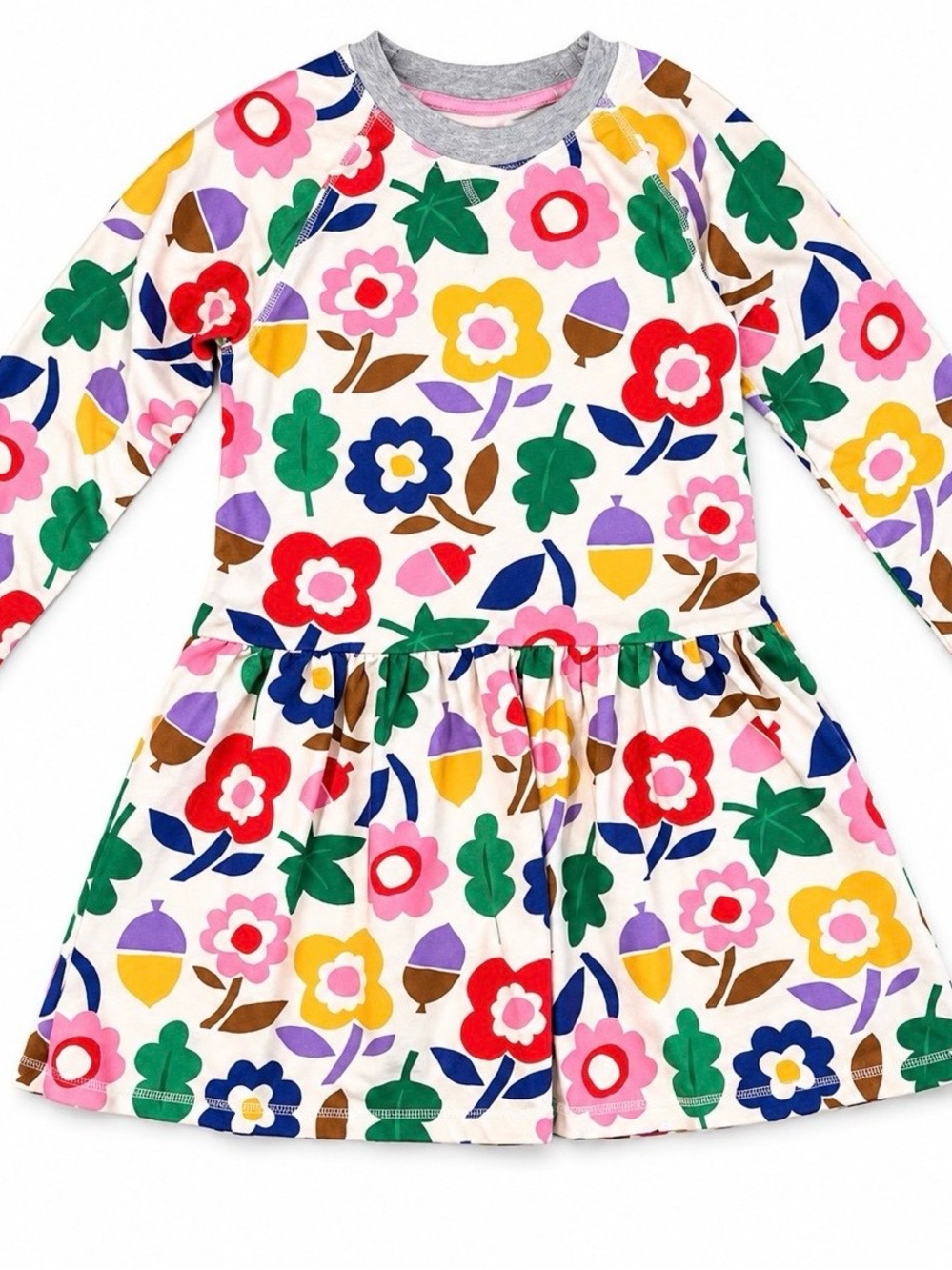 Mini Boden Floral Sweatshirt Dress Size 9/10 y